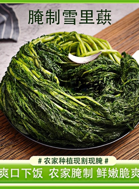 雪菜咸菜大全雪里红腌菜雪里蕻新鲜东北下饭青菜整箱散装10斤商用