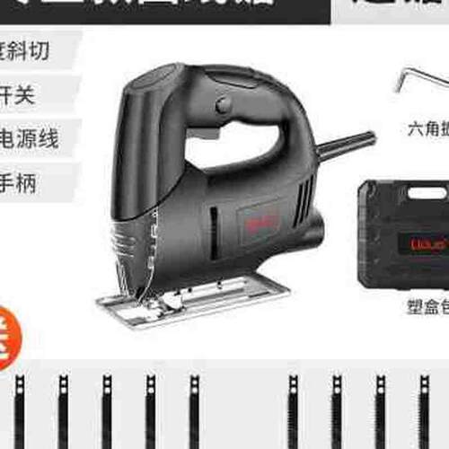 新品机家用加长电动曲线锯条木工金属板管道粗中细齿1型锯片多功