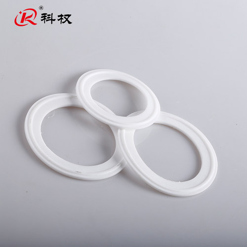 整袋卫生级快装四氟垫片卡盘卡箍聚四氟乙烯硬垫片PTFE密封圈