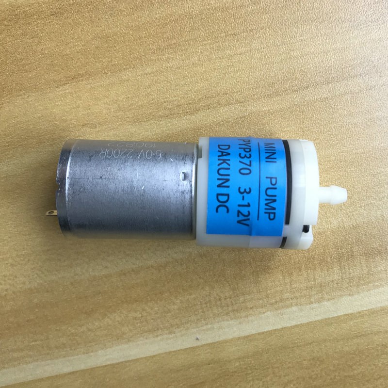 370微型气泵直流隔膜真空泵静音鱼缸增氧泵P小型家用充气泵打氧机