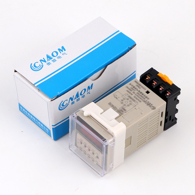 DH48aS-1Z 时间继电器 220V 数显 24V12V380V8脚1组延时 控制器