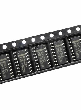 MAX232ESE+T MAX232 SOP16 贴片RS-232 收发器 串口通信转换芯片