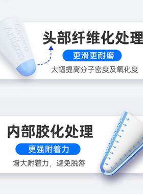 Cowra Artizan电容至臻笔尖套适用于苹果ApplePencil防滑耐磨静音1/2一代二代ipencil硅胶笔尖保护套2B阻尼