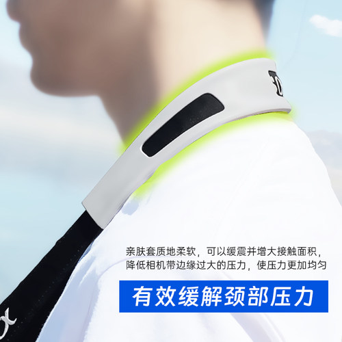 相机肩带亲肤套相适用于佳能R5/R6II R50尼康ZF Z30索尼ZVE10 A6000富士XT5 XS10微单/单反复古时尚摄影背带