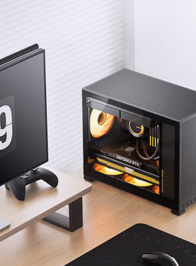 乔思伯机箱D32/D31/D40/D41桌面台式机箱侧透迷你小机箱ATX MATX