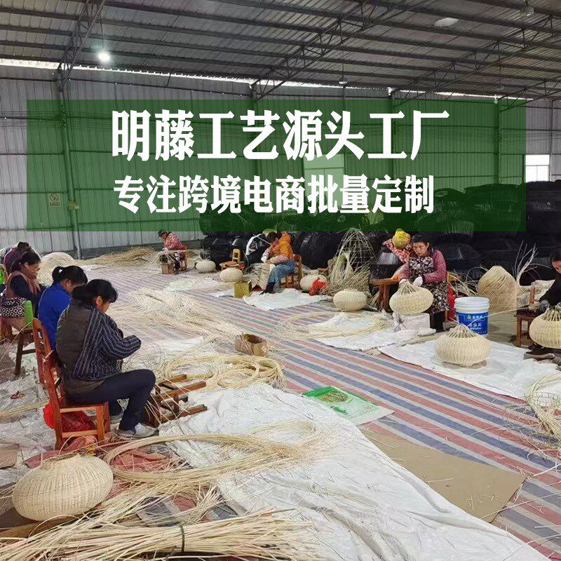 速发纸绳中织收纳筐扇面带盖桌形收纳盒杂物手工收纳筐大编小现货
