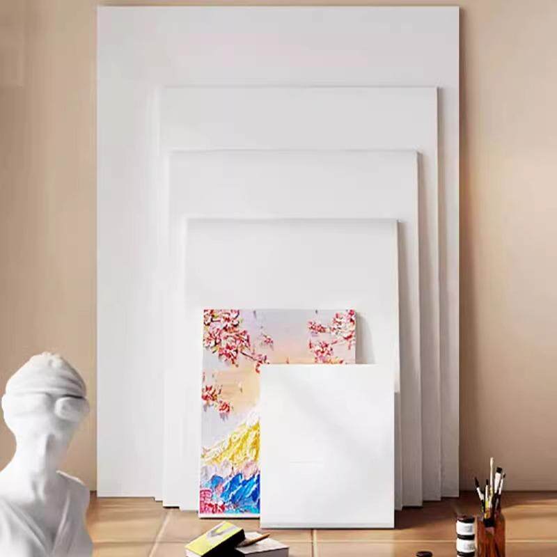 现货油画框油画布尺寸实木内框初学者绘画空白R画板丙烯颜料肌理