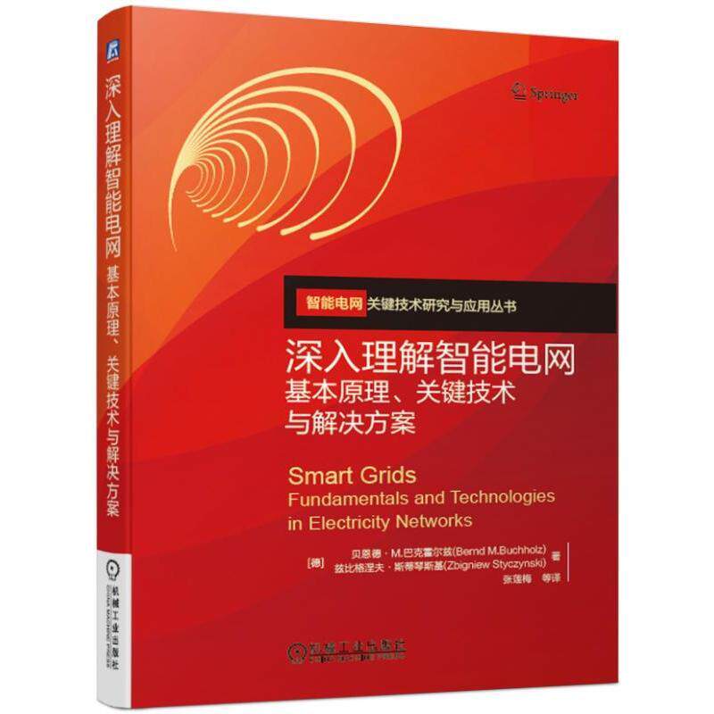 深入理解智能电网:基本原理.关键技术与解决方案水利电力机械工业出版社[德]贝恩德·Ｍ.巴克霍尔兹Bernd M.Buchholz 等 著 张莲图片