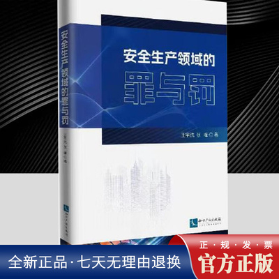 2025新书 安全生产领域的罪与罚 王宇航、张峰 著 法律知识读物 知识产权出版社9787513097628