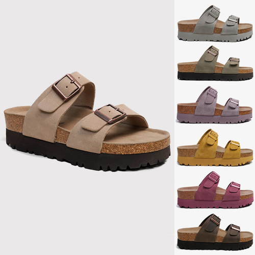 5厘米厚底勃肯凉鞋新款