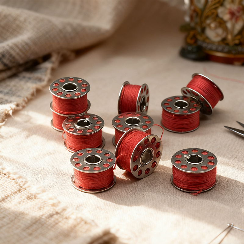 芳华505/519/520小型家用缝纫机专用铁梭芯403涤纶材质金属底线芯