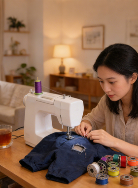 芳华505A/519/520家用缝纫机原装金属铁梭芯红色紫色彩色黑白色选