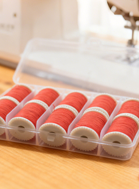 红色彩色缝纫机涤纶面线圈芳华505A/519/520缝纫机专用原装上线轴