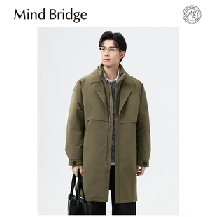 男士 新款 户外保暖90鸭绒大衣宽松羽绒服外套 Bridge2025冬季 Mind