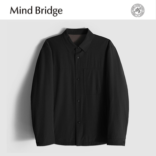 行政风商务休闲轻薄翻领夹克羽绒服 男士 Mind Bridge2025秋冬新款