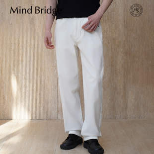 高级感纯棉直筒垂感亲肤休闲牛仔裤 Mind 男士 新款 Bridge2026春季
