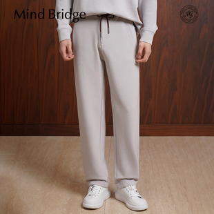 高级感含绵羊毛混纺空气层卫裤 Mind 休闲裤 新款 男 Bridge2026春季