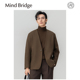 Mind 高端含羊毛混纺无领针织西服外套 男士 Bridge2025秋冬季 新款