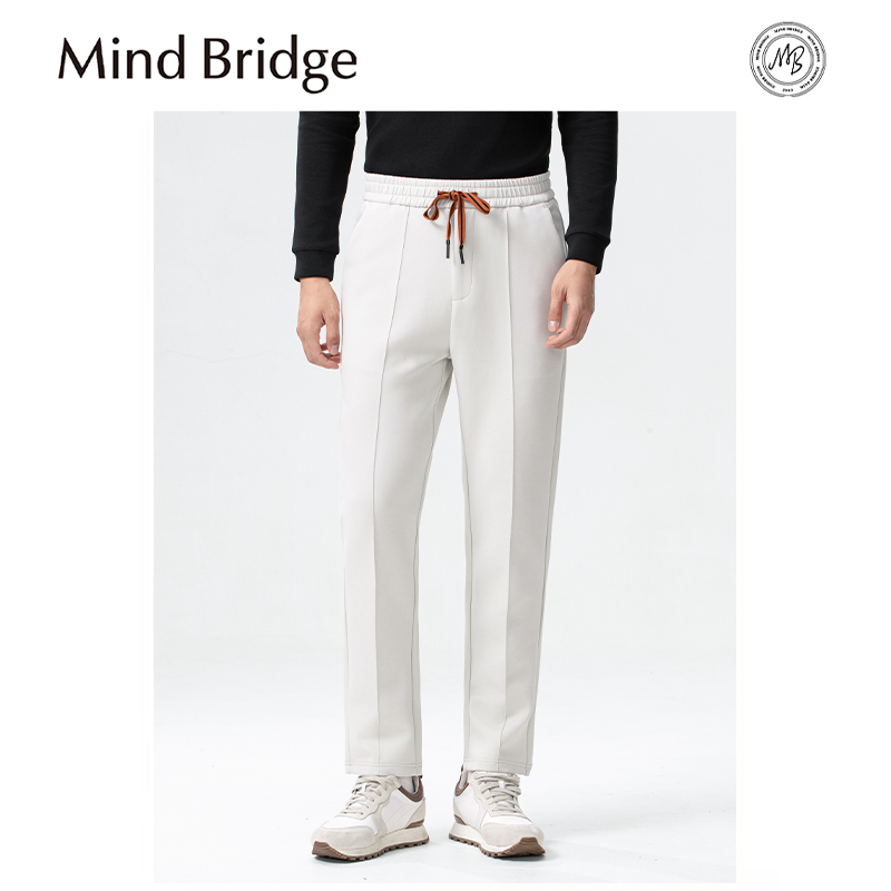 Mind Bridge2025早秋季新款男士休闲裤高级感丝滑垂感空气层卫裤