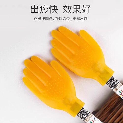 经络养生拍扣痧手硅胶拍痧掌拍打神器按摩棒锤敲捶背肩拍痧板专用