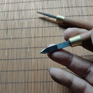 漆艺工具 沈金刀 沉金刀 日本进口超硬磨制线刀点刀 老五刻刀