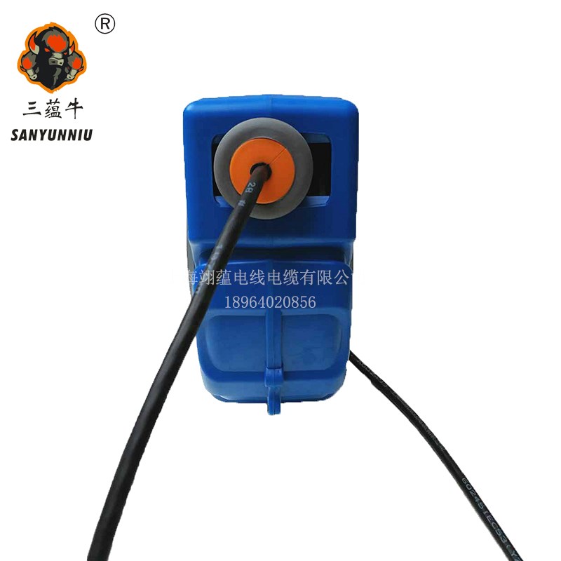 220V自动伸缩绕线盘卷线盘自动收回电源盘电动汽车充电延长线