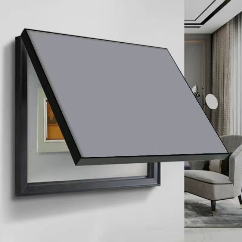 电表箱装饰画免打孔遮挡配电箱多媒体盒电闸箱开关弱电箱客厅挂画