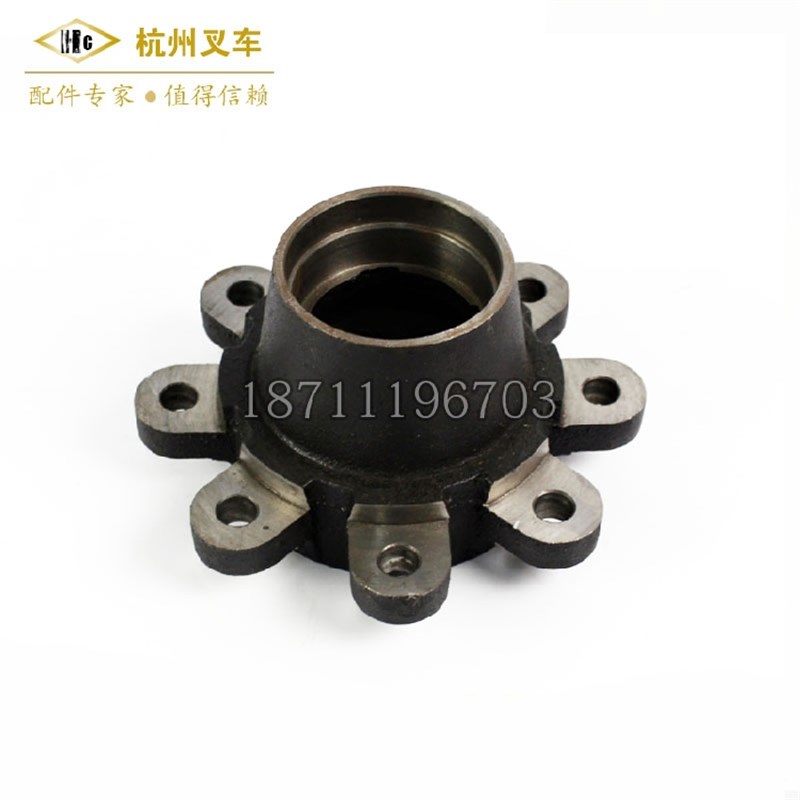 叉车配件2 3 3.5吨合力柳工龙工叉车后轮转向轮毂轮壳轮鼓哈巴头