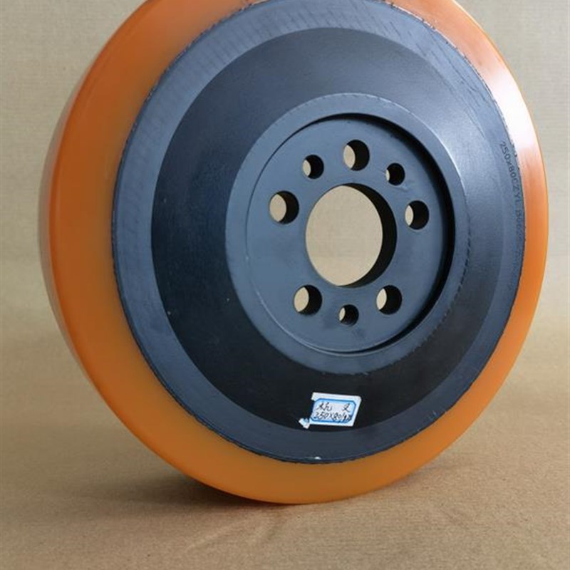 杭州叉车2吨电动堆高车前移式叉车驱动轮 250*80五孔驱动轮