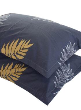 大枕套纯棉100全棉一对装48cmx74cm大尺寸50x80小尺寸35x55枕头套