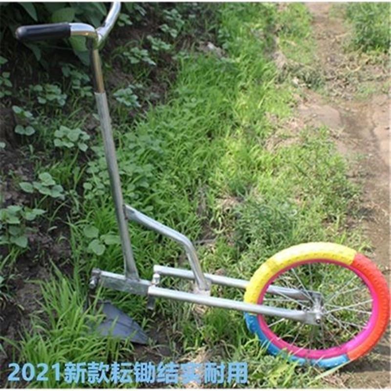 热销手推式除草神器多功能开沟耘地松土机L农用手推耘锄小型微耕