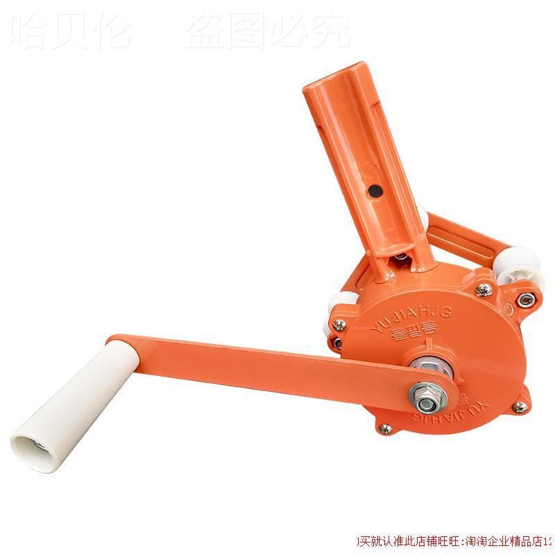 热销卷膜器手动大棚卷膜器手动卷帘机G温室配件养殖蔬菜侧卷顶卷