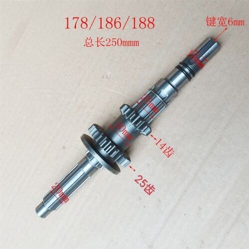 热销170/171/173/1s78/186/188柴油机微耕机变速箱齿轮主轴总成配