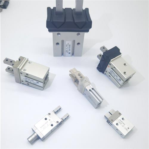 速发C型气动手指气缸机械手小型夹爪平行MHZ2-6DMHZA2-6DD1DSCMH