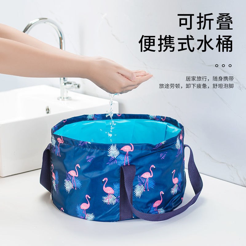 速发工厂泡销可折叠泡脚安洗澡水桶便携式洗脚盆直脚袋神器桶比环