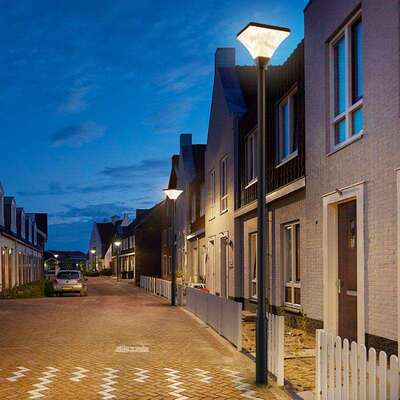 景观3米4米5高杆市电花园别墅路灯小区室外太阳能户外防水庭院灯