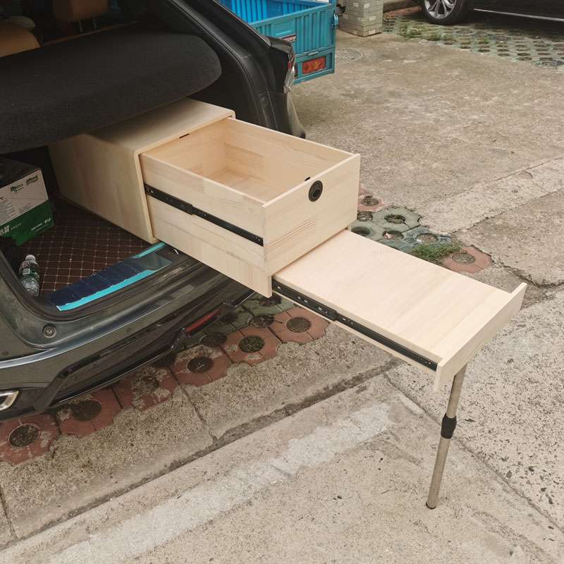 房车置物架后备箱滑板抽拉折叠伸缩平台自驾游野炊露营摆摊操作台