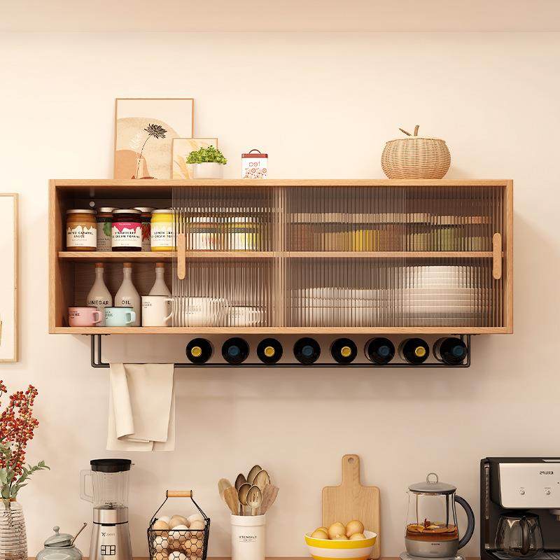 吊柜实木挂墙式壁柜储物餐边橱柜客厅收纳小户型玻璃置物柜,乐器/吉他/钢琴/配件,其它乐器配件,淘宝优惠券,粉丝福利购,淘宝优惠卷