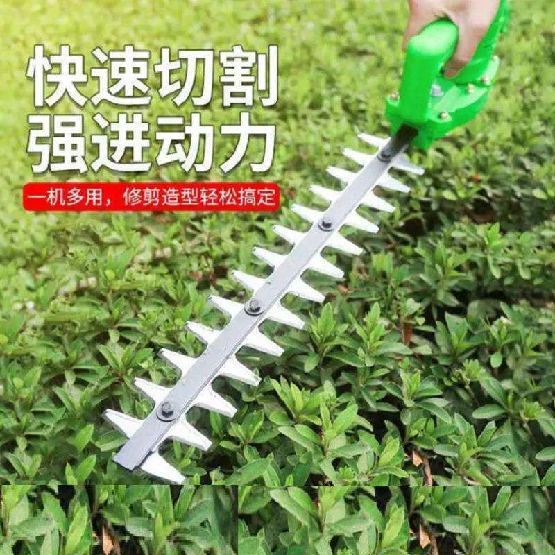 园林绿化轻便型单人手持篱笆剪背负式绿篱机双刃弯弧绿植剪修机