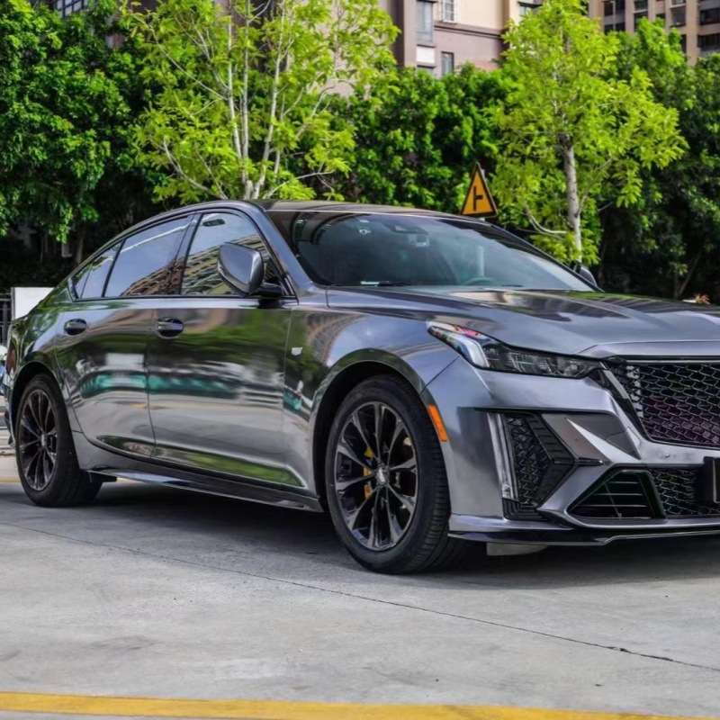 亮金属钨钢 汽车全车改色膜亮光膜 漆面防护膜金属漆色贴膜跨境