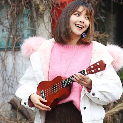 工厂直销 21寸木制尤克里里ukulele 乌克丽丽四弦琴小吉他 乐器