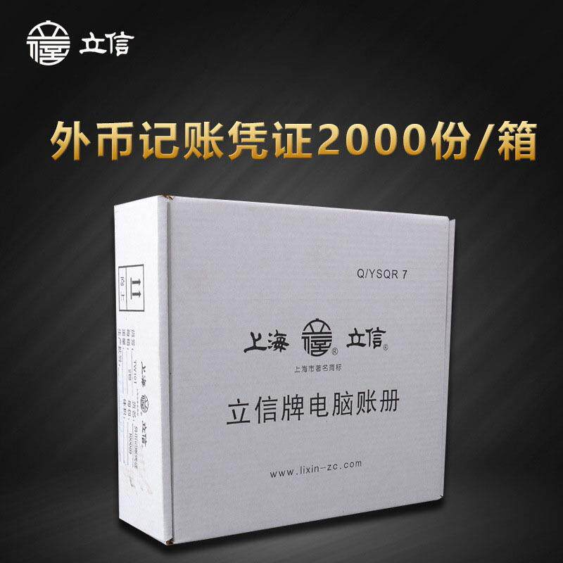 立信TW101外币记账凭证电脑套打机打凭证财务会计电脑记账凭证