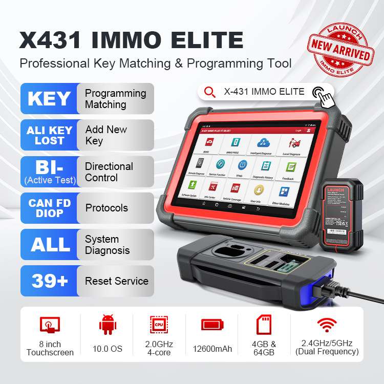 LAUNCH X431 IMMO Elite X-PROG 3 Key Programmer海外全球版