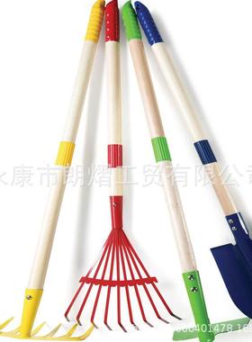 厂家直销跨境儿童幼儿园艺工具孩子耙耙子kids gardening tools