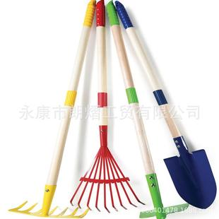 厂家直销跨境儿童幼儿园艺工具孩子耙耙子kids gardening tools