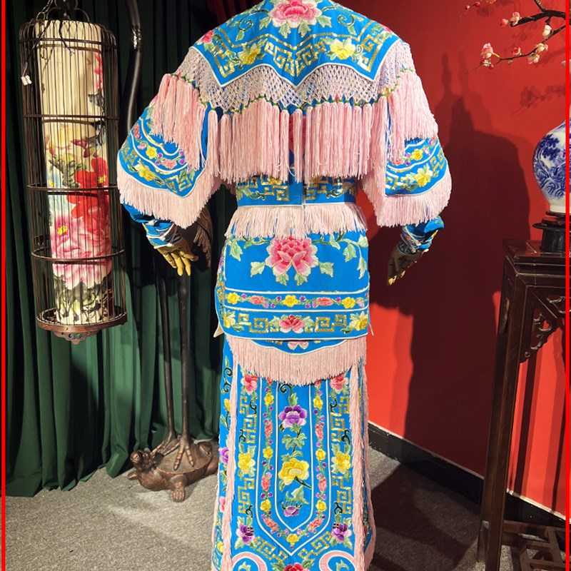 极速手绣女改良靠 改容战父万香有京I剧戏曲服装武旦扈三娘软靠