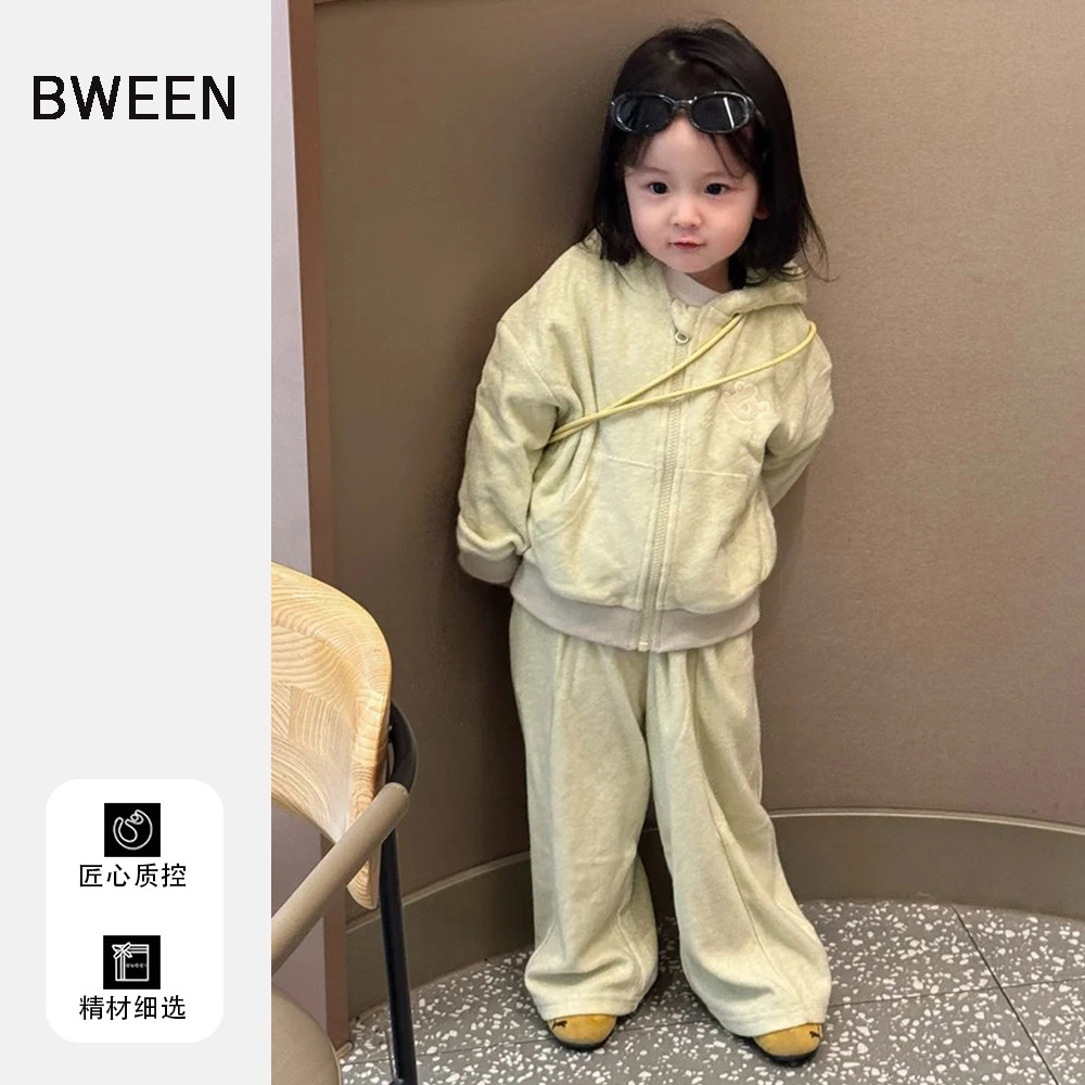 女童套装春季2026新款洋气儿童韩版女宝宝时髦百搭外套裤子两件套,童装/婴儿装/亲子装,套装,淘宝优惠券,粉丝福利购,淘宝优惠卷