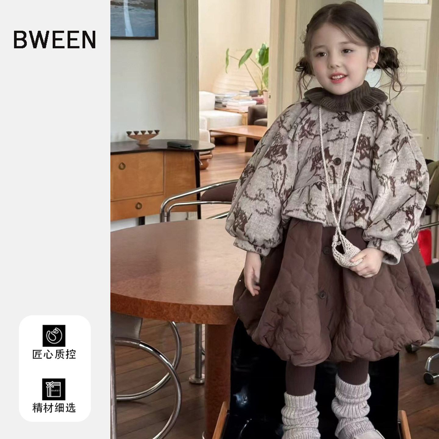 版型优秀的女童连衣裙冬季