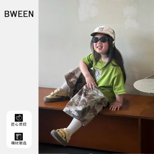 女童春款短袖t恤2026新款洋气儿童韩版女宝宝时尚宽松字母上衣春