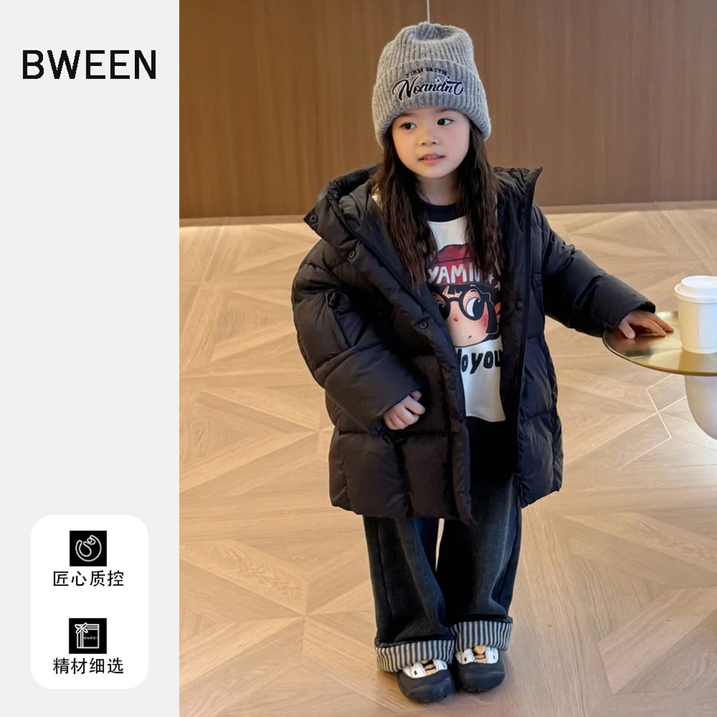 天呐这款羽绒服也太保暖了~